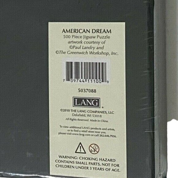 Lang American Dream Paul Landry 500 Piece Puzzle - Picture 3 of 4